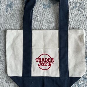 Trader Joe's Mini Canvas Tote Bag
